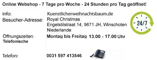 Kontakt Informationen - Royal Christmas